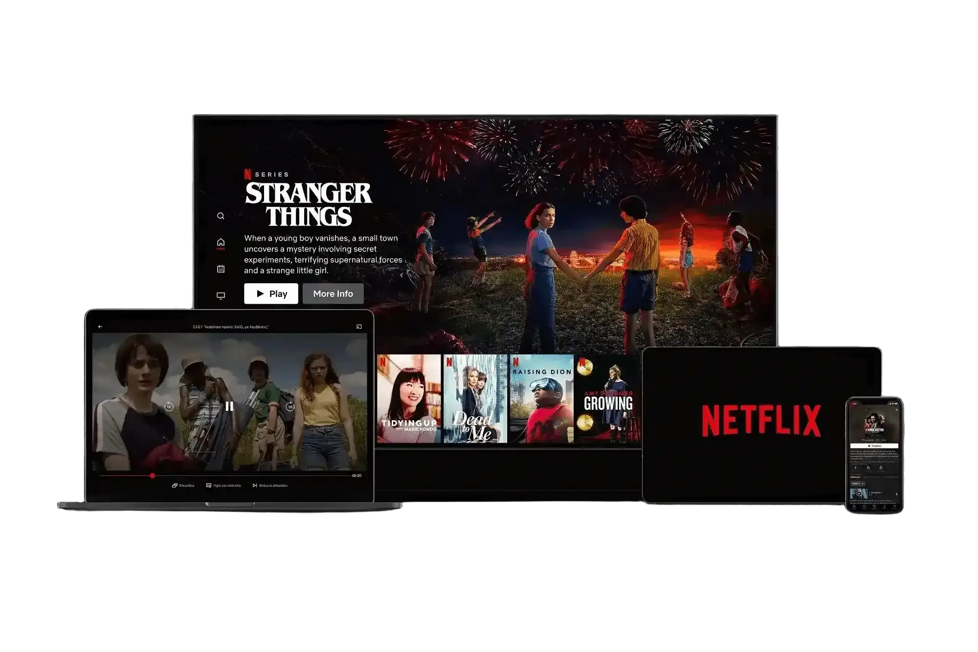Netflix на ТВ, телефоні, планшеті, телевізорі та приставках